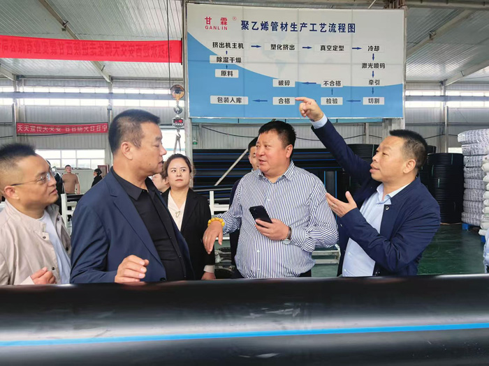 交大總裁班師生進入甘霖實業(yè)參觀學習 交大總裁班師生進入甘霖實業(yè)參觀學習